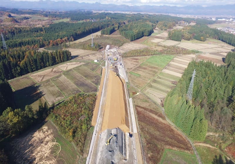 中向野地区道路改良工事