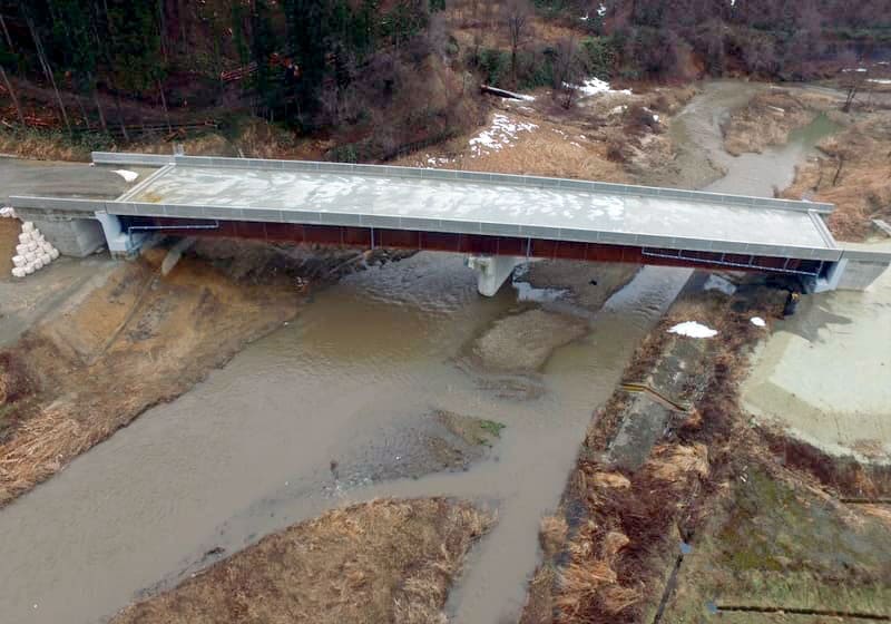 谷地道路改良工事