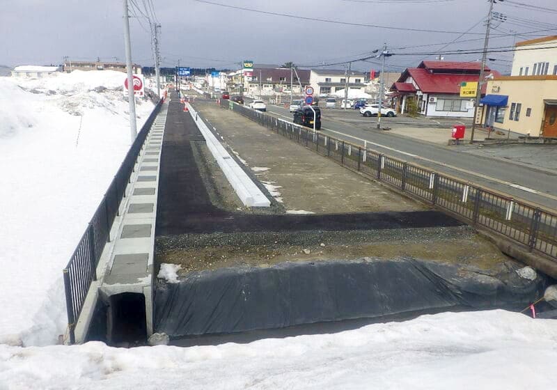 北本町飛田線道路改良工事